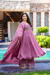 NSR 864 Heavy Faux Georgette With Embroidery Work Top With Bottom Dupatta Bulk Orders In India